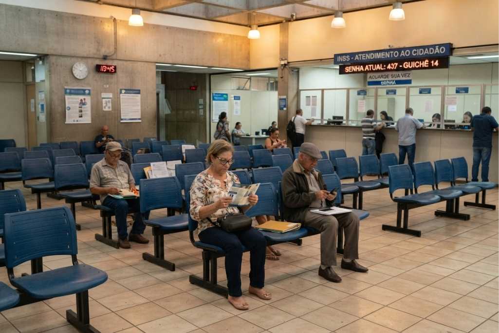 fila do INSS cai enquanto indeferimentos aumentam